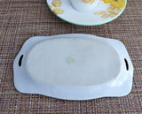 Noritake Nippon Plate Hand Painted Scene Rectangular 1910s Lemons Pen Tray Teabags