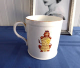 Shelley England 1911 Coronation Mug King George V Queen Mary Lion Back