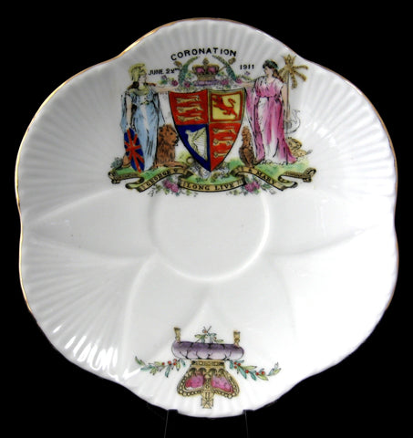 Shelley King George V And Mary Coronation 1911 Saucer Only No Cup