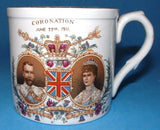 Coronation Mug King George V Queen Mary Shelley England 1911 Mayor Of Morecambe
