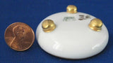 Limoges Open Salt White And Gold Signed Antique Tressemennes and Vogt 1911
