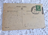 Romance Postcard 1911 The Love Note Hand Colored Couple At Piano Embossed Ohio
