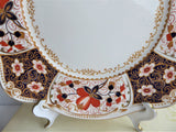 Johnson Bros Rutland Lugged Cake Plate Imari Pareek 1913-1928 Serving