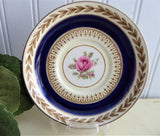 Demitasse Cup And Saucer Crown Ducal 1916-1925 Bergdorf Goodman Pink Rose