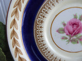 Demitasse Cup And Saucer Crown Ducal 1916-1925 Bergdorf Goodman Pink Rose