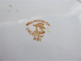 Art Deco Brown Transferware Cake Plate Landscape Serving Plate Sandwich 1920s