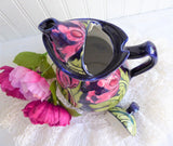 Charlotte Rhead Teapot Cosy Pot Dripless Seed Poppy Tubelined 1920s Pink Cobalt Green Rare