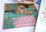 Pair 1920s Easter Greeting Cards Gift Tags A Pleasant Easter Gold Cottage Easter Verses