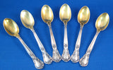 Sterling Silver Spoons Gorham Chantilly  6 Demi Spoons 1930s Mono M or W Boxed
