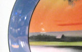 Plate Noritake Luster Sunset Hand Painted 1918-1925 Salad Plate Dessert Landscape