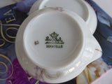 Orchid Cup And Saucer 1910s Rosenthal Lavender Orchids Donatello