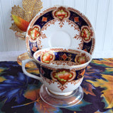 Royal Albert Antique Imari Fruit Cup And Saucer Fancy Vintage 1920s Imari Colors