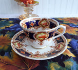 Royal Albert Antique Imari Fruit Cup And Saucer Fancy Vintage 1920s Imari Colors