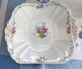 Shelley Hampton Court Lugged Cake Plate Sandwich Server Plate 1920s Afternoon Tea Sandwich
