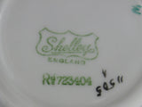 Shelley Fruit And Diamonds Queen Anne Cup And Saucer Paneled Art Deco Shows Wear