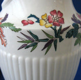 Wedgwood Floral Cream Jug And Sugar Edme Wildflowers 1920s Large Queens Ware