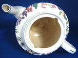 Teapot Wedgwood Edme Shape Wildflowers Antique Etruria 1930s Cream Ware TLC