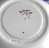 Swallow Wedgwood Cup And Saucer Pair Polychrome Transferware 1920s Cream Ware