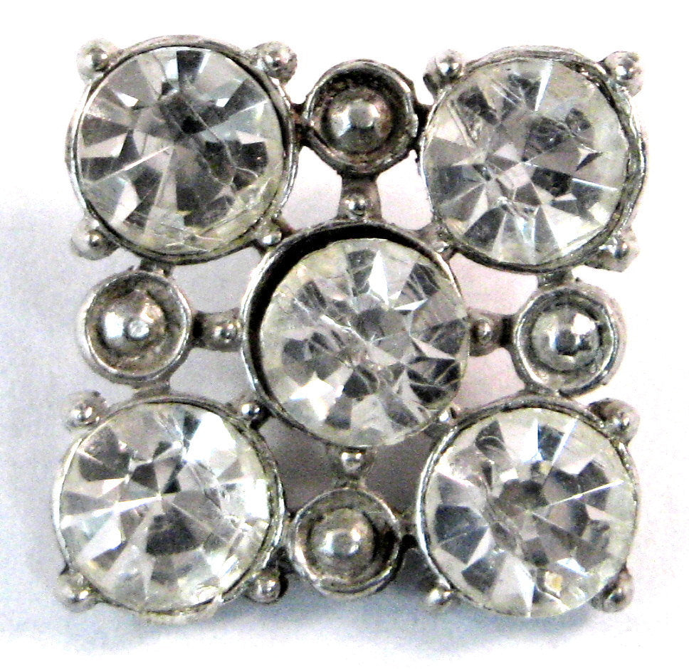 Vintage 1950s Rhinestone Star Flower Earrings – ALEXANDRAKING