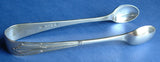 Sugar Tongs Spoon Ends Classical Fan 1920s England EPNS Silver Plate
