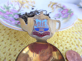 Brass Tea Caddy Spoon 4 O Clock Bowl Teapot Finial 1920-1930s Minehead