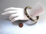 Vintage Floral Bracelet Chinese Cloisonne Bangle 1920s Tea Party Elegant