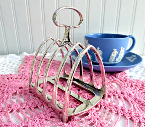 Superb English Toast Rack Gothic 1930s Silver Plated Toast Holder Lett –  Antiques And Teacups