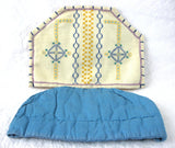 English Tea Cozy Art Deco Cross Stitch 1920s Geometric Hand Made Tea Cosy