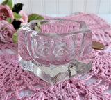 Open Salt Salt Dish Cambridge Community Hexagonal 1920s USA Salt Cellar