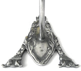 Classical Cutlery Rest Pair Fancy Design English Silverplate 1930s English Silver Plate