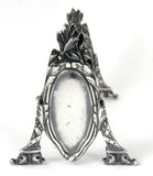 Classical Cutlery Rest Pair Fancy Design English Silverplate 1930s English Silver Plate