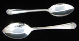 Boxed Pair English Jam Spoons Jelly Spoons 1920s EPNS Art Deco 2 Matched Spoons In Box