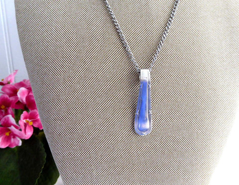 Art Deco English Spoon Handle Necklace 1920s Rockingham Pocket Watch Chain