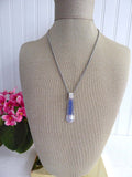 Art Deco English Spoon Handle Necklace 1920s Rockingham Pocket Watch Chain