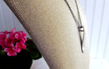 Art Deco English Spoon Handle Necklace 1920s Rockingham Pocket Watch Chain