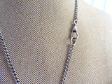 Art Deco English Spoon Handle Necklace 1920s Rockingham Pocket Watch Chain