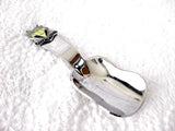 Tea Caddy Spoon Souvenir Bognor Regis England Tea Scoop Enamel Finial 1920s