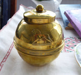Tea Caddy Lipton 1924 Empire Exhibition Canister Lipton Art Deco Lion
