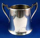 Sugar Bowl Silver Plate Spooner Colonial Style 1930s Loving Cup National Silver