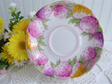 Lovely Royal Albert Crown Candy Tuft Cup and Saucer 1930s Hand Colored Enamel