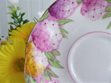 Lovely Royal Albert Crown Candy Tuft Cup and Saucer 1930s Hand Colored Enamel