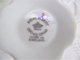 Lovely Royal Albert Crown Candy Tuft Cup and Saucer 1930s Hand Colored Enamel