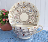 Spode Copeland Florence Breakfast Size Cup And Saucer 1930s Cream Ware England