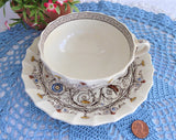 Spode Copeland Florence Breakfast Size Cup And Saucer 1930s Cream Ware England