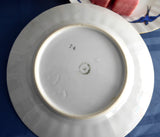 Blue Bird Plates Bluebird Pair 6.5 Inch Cake Czechoslovakia Bread Side Plates 1930s