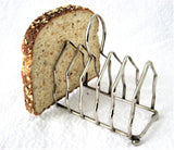 Gothic Arch Toast Rack Silverplate Letter Holder Ball Feet 1930s Napkins England