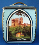 English Cathedrals Tea Tin Canister 1930s Biscuit Tin Cookie Tin