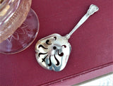 Gorham Chantilly Bon Bon Spoon Sterling Nut Spoon Initial R Afternoon Tea Bridal Tea