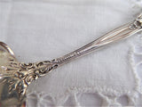 Gorham Chantilly Bon Bon Spoon Sterling Nut Spoon Initial R Afternoon Tea Bridal Tea