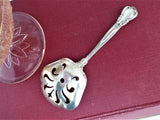 Gorham Chantilly Bon Bon Spoon Sterling Nut Spoon Initial R Afternoon Tea Bridal Tea